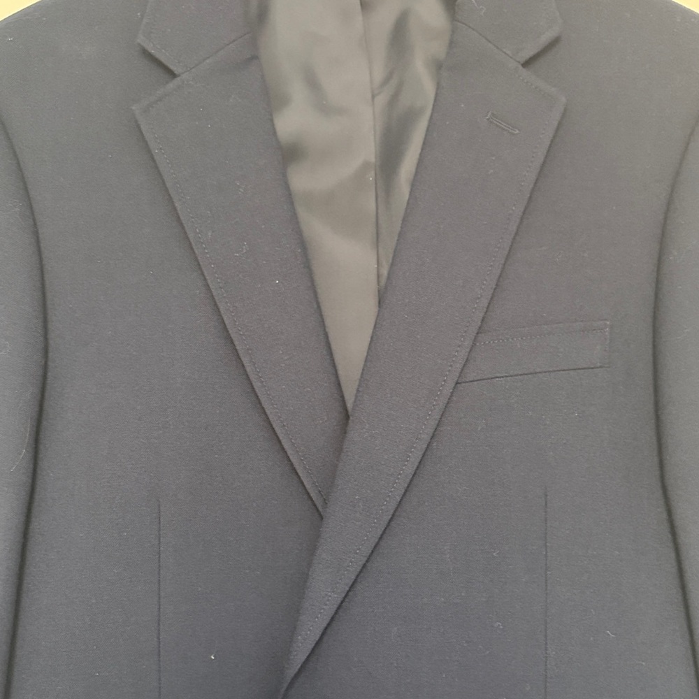 Mens J. Crew Thompson Navy Blazer with Gold Buttons 40R - Picture 6 of 7